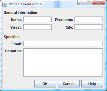 Example layout